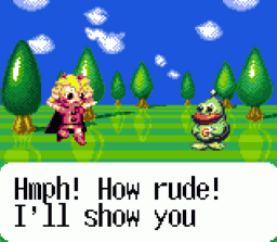 Yup, the chat sequences are reminiscent of Puyo games